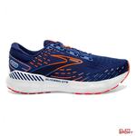 Buty Biegowe Męskie Brooks Glycerin GTS 20 WIDE Blue Depths/Palace Blue/Orange Granatowo/Pomarańczowe w sklepie internetowym ElenSPORT.pl - Internetowy Sklep Sportowy