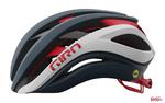 Kask Rowerowy Szosowy Giro Aether Spherical Mips Matte Portaro Gray White Red w sklepie internetowym ElenSPORT.pl - Internetowy Sklep Sportowy