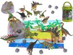 Figurki zwierzęta dinozaury 7szt + mata i akcesoria zestaw w sklepie internetowym okazje24.eu