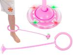 Hula hop na nogę skakanka piłka świecąca LED różowa w sklepie internetowym okazje24.eu