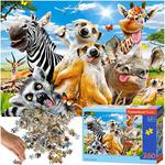 CASTORLAND Puzzle układanka 260 elementów African Selfie - Afrykańskie zwierzęta 8+ w sklepie internetowym okazje24.eu