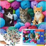 CASTORLAND Puzzle układanka 300 elementów Kittens in Yarn Store - Kotki w kłębach wełny 8+ w sklepie internetowym okazje24.eu