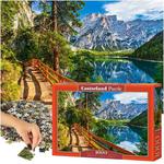 CASTORLAND Puzzle układanka 1000 elementów Braies Lake, Italy - Jezioro Braies Włochy 68x47cm w sklepie internetowym okazje24.eu