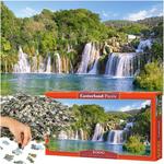 CASTORLAND Puzzle układanka 4000 elementów Krka Waterfalls, Croatia - Wodospady Krka 139x68cm w sklepie internetowym okazje24.eu