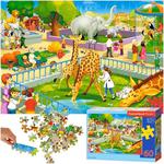 CASTORLAND Puzzle układanka 60el. Zoo Visit - Zwierzęta safari zoo 5+ w sklepie internetowym okazje24.eu