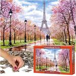 CASTORLAND Puzzle układanka 1000 elementów Romantic Walk In Paris Romantyczny spacer w Paryżu 68x47cm w sklepie internetowym okazje24.eu