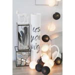 Cotton Ball Lights 10 szt Black&White w sklepie internetowym Lampkar