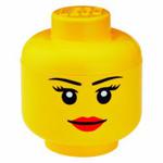 Pojemnik LEGO Głowa Dziewczynki duża w sklepie internetowym MojeKlocki24.pl 