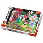 Puzzle 160 el. Podlewanie kwiatków - Disney Minnie w sklepie internetowym MojeKlocki24.pl 