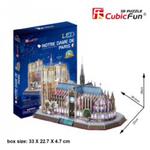 Puzzle 3D Katedra NOTRE DAME LED w sklepie internetowym MojeKlocki24.pl 