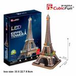 Puzzle 3D WIEŻA EIFFEL'A LED w sklepie internetowym MojeKlocki24.pl 