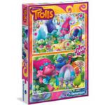 Puzzle 2w1 2x60 el. Trolls w sklepie internetowym MojeKlocki24.pl 