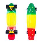 Deskorolka penny board fiszka WORKER Sunbow 22" ABEC-7 - zielono-żółto-czerwony w sklepie internetowym TopSlim