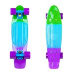 Deskorolka penny board fiszka WORKER Sunbow 22" ABEC-7 - zielono-niebiesko-fioletowy w sklepie internetowym TopSlim