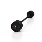 Sztanga gumowana prosta 35 kg czarna Marbo Sport - 35 kg \ czarny w sklepie internetowym TopSlim