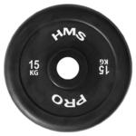 Talerz olimpijski gumowy Black-Pro HMS 15 kg - 15 kg w sklepie internetowym TopSlim