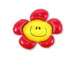 Balon foliowy Kwiatek czerwony 94 cm w sklepie internetowym Partyshop Congee.pl