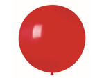 Balon olbrzym 85 cm średnicy - ciemnoczerwony pastel - 1 szt. w sklepie internetowym Partyshop Congee.pl