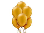 Balony lateksowe duże - 12 cali - złote - 25 szt. w sklepie internetowym Partyshop Congee.pl