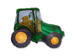 Balon foliowy Traktor zielony - 62 cm - 1 szt. w sklepie internetowym Partyshop Congee.pl