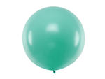 Balon olbrzym 1 m średnicy - turkusowy pastel. w sklepie internetowym Partyshop Congee.pl