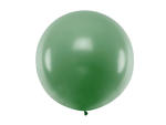 Balon olbrzym 1 m średnicy - ciemno zielony pastel. w sklepie internetowym Partyshop Congee.pl