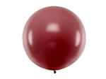 Balon olbrzym 1 m średnicy - bordo pastel. w sklepie internetowym Partyshop Congee.pl