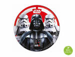 Talerzyki urodzinowe Star Wars Final Battle - 23 cm - 8 szt. w sklepie internetowym Partyshop Congee.pl