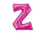 Balon foliowy różowa litera Z - 63 x 83 cm - 1 szt. w sklepie internetowym Partyshop Congee.pl