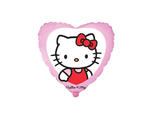 Balon foliowy serce Hello Kitty - 46 cm - 1 szt. w sklepie internetowym Partyshop Congee.pl