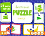 DWUSTRONNE PUZZLE 24 EL. OWOCE ROSNĘ I POZNAJĘ w sklepie internetowym Aurelus.pl