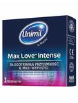 Unimil Max Love Intense - długotrwała przyjemność & maxi wypustki (3 szt.) w sklepie internetowym Esensa.pl 