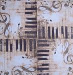 Serwetka do decoupage 2174 Sonata na pianino i klucz wiolinowy IHR w sklepie internetowym Serwetnik.pl