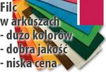 Filc arkusz DECORA malinowy 20x30 w sklepie internetowym Serwetnik.pl