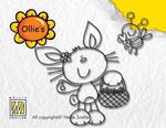 Stempel akrylowy Nellie's Choice Clear Stamp OL016 OLLIE'S Bunny Boy w sklepie internetowym Serwetnik.pl