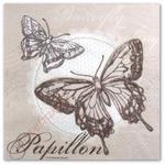 Serwetka do decoupage 3566 Motyle dwa papillon w sklepie internetowym Serwetnik.pl