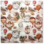 Serwetka do decoupage 3713 Balonowe z kaczkami LOVE w sklepie internetowym Serwetnik.pl