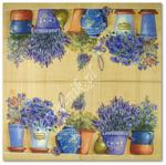 Serwetka do decoupage 3144 Wiosenna rabatka w kolorze blue TIF w sklepie internetowym Serwetnik.pl