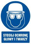 Znak: Stosuj ochronę głowy i twarzy w sklepie internetowym Sklep-ppoz.pl