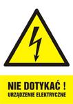 Tablica: Nie dotykać! Urządzenie elektryczne w sklepie internetowym Sklep-ppoz.pl