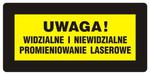 Znak: Uwaga! Widzialne i niewidzialne promieniowanie laserowe w sklepie internetowym Sklep-ppoz.pl