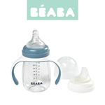 Beaba Butelka treningowa 2 w 1 tritanowa 210 ml windy blue w sklepie internetowym PureGreen.pl