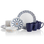 Zestaw obiadowy Amalfi Azul 16 elementÃÂ³w - Corelle w sklepie internetowym PureGreen.pl