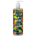 MydÃÂo w pÃÂynie grejpfrut z pomaraÃÂczÃÂ 400ml - Faith in Nature w sklepie internetowym PureGreen.pl