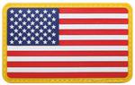 Naszywka Gumowa 3D - Flaga USA, 8x5cm w sklepie internetowym Vest.pl
