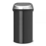 Kosz Touch Bin 60l czarny, pokrywa stal matowa FPP - Brabantia w sklepie internetowym markowetekstylia.pl